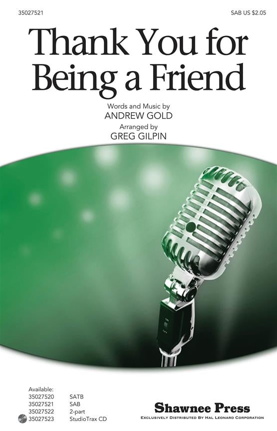 Thank You for Being a Friend